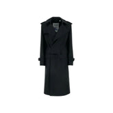 Burberry Black Polyester Coat