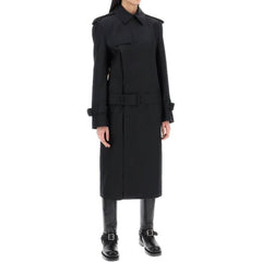 Burberry Black Polyester Coat