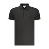 Calvin Klein Black Cotton Polo Shirt