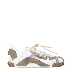 Dolce & Gabbana Białe Tkaninne Koszykówki Sportowe