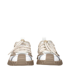 Dolce & Gabbana Białe Tkaninne Koszykówki Sportowe