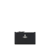 Vivienne Westwood Black Calf Leather Bos Taurus Wallet