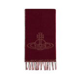 Vivienne Westwood Brown Wool Scarf
