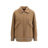Missoni Brown Wool Bomber