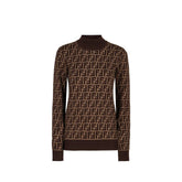 Fendi Brown Cotton Sweatshirt