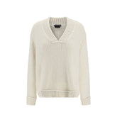 Tom Ford White Alpaca Leather Sweatshirt