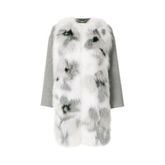 Fendi Gray Cashmere Coat