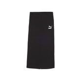 Puma Black Cotton Long Skirt