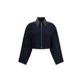 Manteau en laine polaire bleu Max Mara