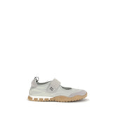 Miu Miu Gray Recycled Polyamide Ballet Flats