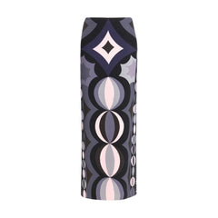 Emilio Pucci Multicolor Silk Long Skirt