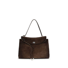 Balenciaga Brown Calf Leather Bos Taurus Shoulder Bag
