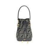 Fendi Blue Fabric Shoulder Bag