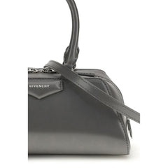 Givenchy Gris Sac Bandoulière en Cuir de Veau Bos Taurus