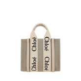 Chloé Brown Canvas Handbag