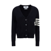 Thom Browne Blue Fleece Wool Polo Shirt