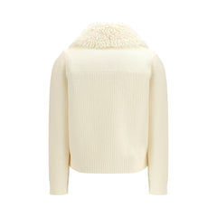 Moncler Grenoble Cream Polyamide Coat