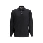 Brunello Cucinelli Black Cashmere Dress Shirt
