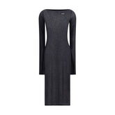 Miu Miu Black Cotton Casual Dress