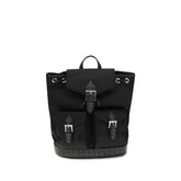 MCM Black Nylon Backpack