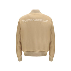 Off-White Brown Cashmere Bomber