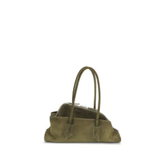 The Attico Green Calf Leather Bos Taurus Shoulder Bag