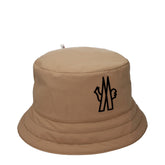 Moncler Gorro tipo cubo de tela color beige