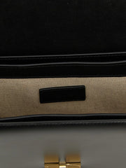 A.P.C. Black Cowhide Crossbody Bag