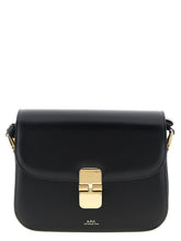 Geantă crossbody neagră din piele de vacă A.P.C.