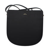 A.P.C. Schwarze Crossbody-Tasche aus Leder