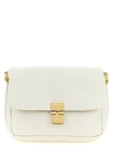A.P.C. White Cowhide Crossbody Bag