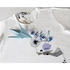 A.Tratti White Viscose Women T-Shirt - T-Shirts