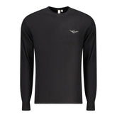 Accademia Militare Black Cotton Men Sweater