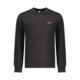 Accademia Militare Black Cotton Men Sweater
