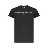 Accademia Militare Black Cotton T-Shirt
