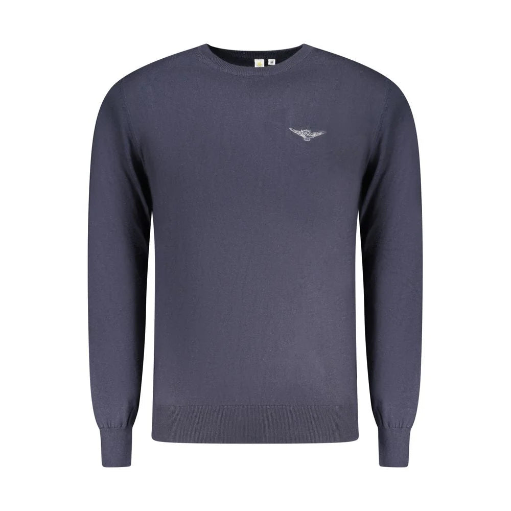 Accademia Militare Blue Cotton Men Sweater