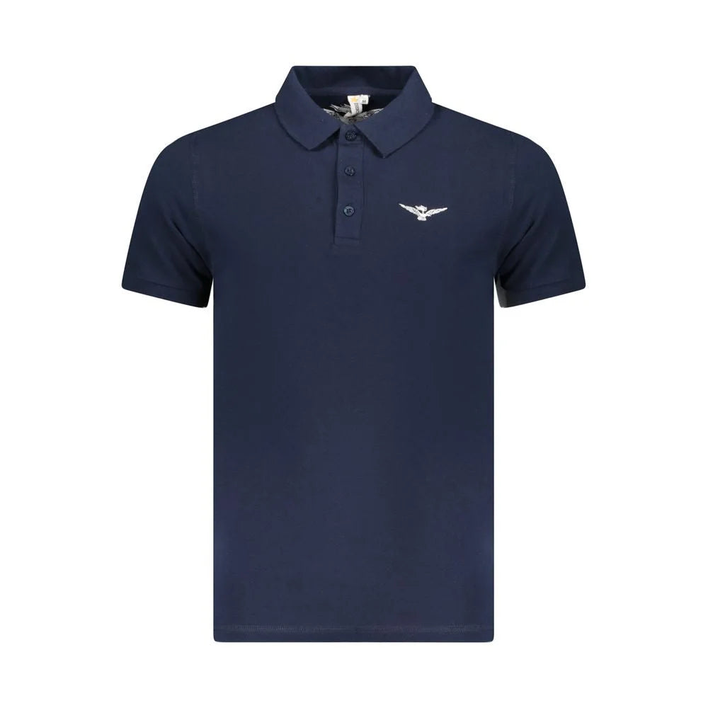 Accademia Militare Blue Cotton Polo Shirt - Polos