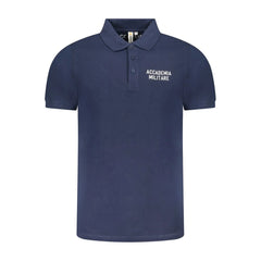 Accademia Militare Blue Cotton Polo Shirt - Polos