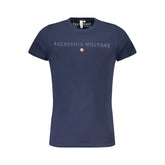 Accademia Militare Blue Cotton T-Shirt - T-Shirts