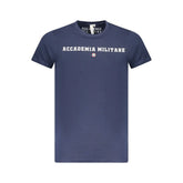 Accademia Militare Blue Cotton T-Shirt - T-Shirts