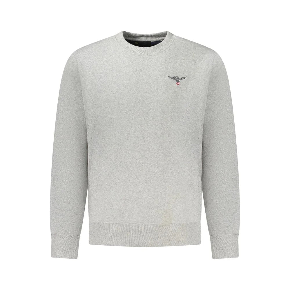 Accademia Militare Gray Cotton Men’s Sweater - Sweatshirts