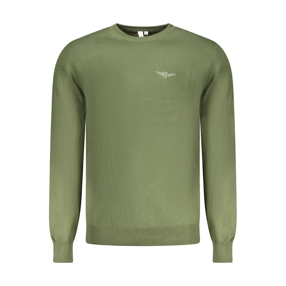 Accademia Militare Green Cotton Men Sweater - Sweaters