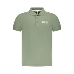 Accademia Militare Green Cotton Polo Shirt - Polos