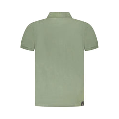 Accademia Militare Green Cotton Polo Shirt - Polos