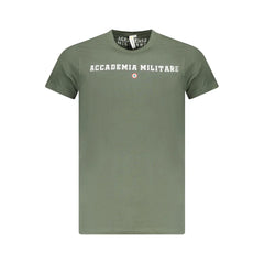 Accademia Militare Green Cotton T-Shirt - T-Shirts