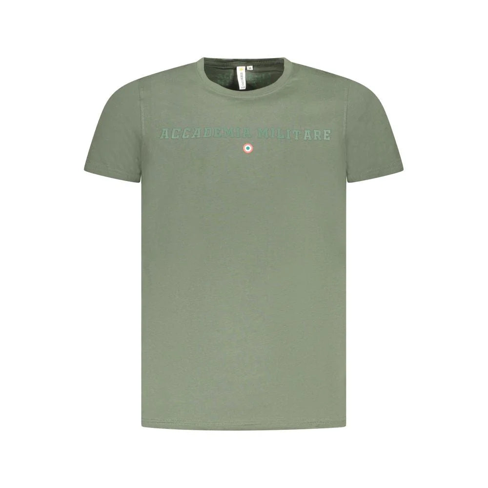 Accademia Militare Green Cotton T-Shirt - T-Shirts