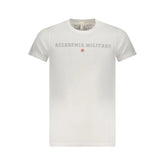 Accademia Militare White Cotton T-Shirt - T-Shirts