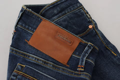 Acht Blue Cotton Low Waist Skinny Women Casual Jeans - W26 - Jeans