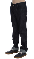 Acht Blue Cotton Regular Straight Fit Jeans - W34 - Jeans