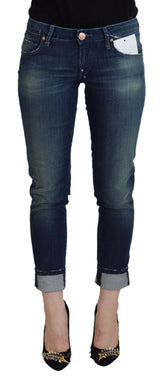 Acht Blue Cotton Slim Fit Women Casual Denim Jeans - W26 - Jeans